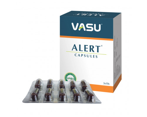 ALERT Capsules, Vasu (АЛЕРТ капсулы, натуральное растительное средство от стресса, Васу), 30 капс.