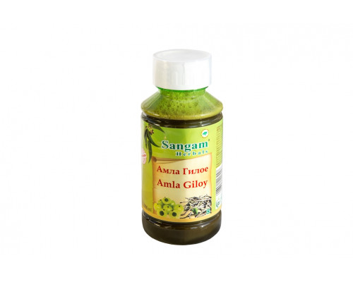 AMLA GILOY Juice, Sangam Herbals (АМЛА ГИЛОЕ СОК, Сангам Хербалс), 500 мл.