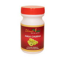 AMLA churna Shanti Veda (Амла порошок (чурна), натуральный источник антиоксидантов и витамина С, Шанти Веда), 100 г.