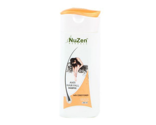 ANTI HAIR FALL Shampoo with Conditioner, NuZen (ПРОТИВ ВЫПАДЕНИЯ ВОЛОС шампунь с кондиционером, НуЗен), 200 мл.