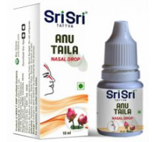 ANU TAILA Nasal Drops, Sri Sri (АНУ ТАЙЛА, Капли для носа, Шри Шри), 10 мл.