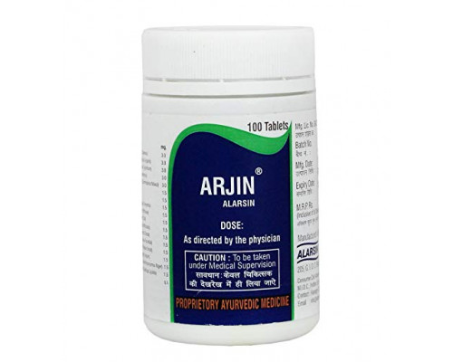 ARJIN tablet, Alarsin (АРДЖИН для сердечно-сосудистой системы, Аларсин), 100 таб.