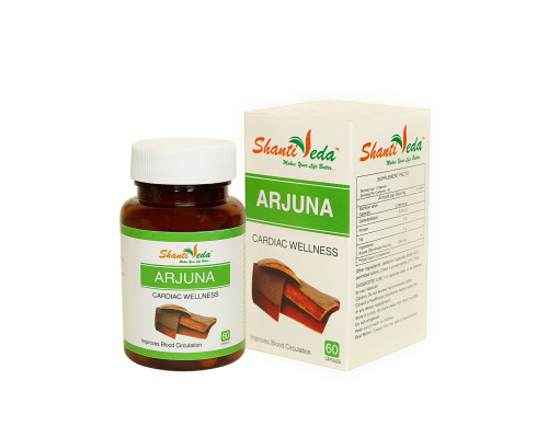 ARJUNA capsules Shanti Veda (АРДЖУНА в капсулах, сердечно-сосудистая система, Шанти Веда), 60 капс.