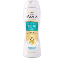 Amla Oil Therapy, Anti Breakage FISH OIL OMEGA-3 Shampoo, Dabur (Шампунь РЫБИЙ ЖИР ОМЕГА-3 против ломкости волос, Дабур), 200 мл.