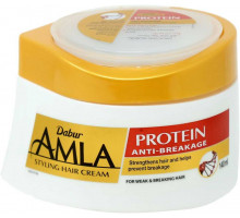 Amla Styling Hair Cream PROTEIN Anti-Breakage, Dabur (Амла крем для укладки волос ПРОТЕИН против ломкости, Дабур), 140 мл.