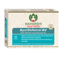 AyurDefence-AV, Maharishi Ayurveda (АюрДефенс-АВ, защита от вирусных инфекций и сезонного гриппа, Махариши Аюрведа), 20 таб.