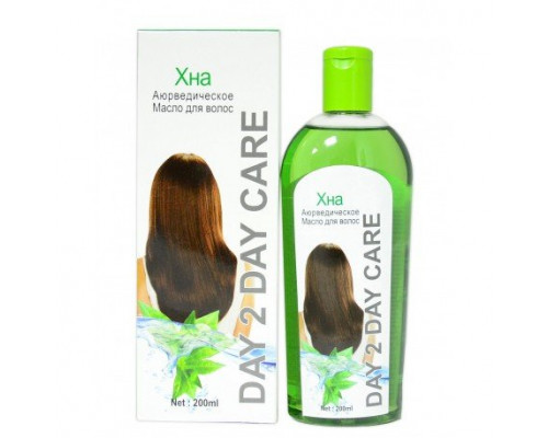 Ayurvedic Hair Oil HENNA, Day 2 Day Care (Аюрведическое Масло для Волос ХНА, Дэй Ту Дэй Кэр), 200 мл.