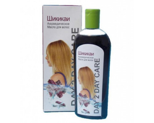 Ayurvedic Hair Oil SHIKAKAI, Day 2 Day Care (Аюрведическое Масло для Волос ШИКАКАЙ, Дэй Ту Дэй Кэр), 200 мл.
