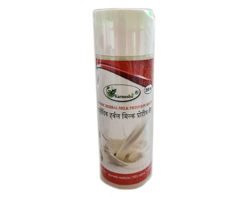 Ayurvedic Herbal MILK PROTEIN Shampoo, Karmeshu (Аюрведический травяной шампунь МОЛОЧНЫЙ ПРОТЕИН, Кармешу), 200 мл.