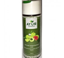 Ayurvedic Herbal Shampoo AMLA, Ayur Ganga (Аюрведический хербал шампунь АМЛА), 200 мл.