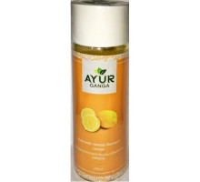 Ayurvedic Herbal Shampoo LEMON, Ayur Ganga (Аюрведический хербал шампунь ЛИМОН), 200 мл.