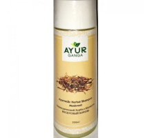 Ayurvedic Herbal Shampoo MUSKROOT, Ayur Ganga (Аюрведический хербал шампунь МУСКУСНЫЙ КОРЕНЬ), 200 мл.