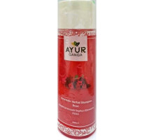 Ayurvedic Herbal Shampoo ROSE, Ayur Ganga (Аюрведический хербал шампунь РОЗА), 200 мл.