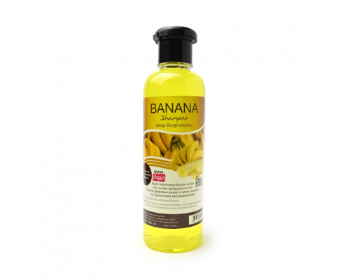 BANANA Shampoo, Banna (БАНАН шампунь с экстрактом Банана, Здоровье и восстановление волос, Банна), 360 мл.