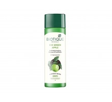 BIO GREEN APPLE Fresh Daily Purifying Shampoo & Conditioner, Biotique (ЗЕЛЕНОЕ ЯБЛОКО Шампунь-кондиционер для жирных волос, Биотик), 100 мл.
