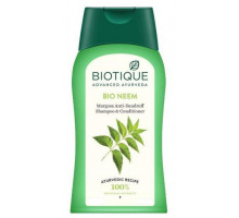BIO NEEM Margosa Anti-Dandruff Shampoo & Conditioner, Biotique (НИМ Шампунь-кондиционер от перхоти, Биотик), 100 мл.