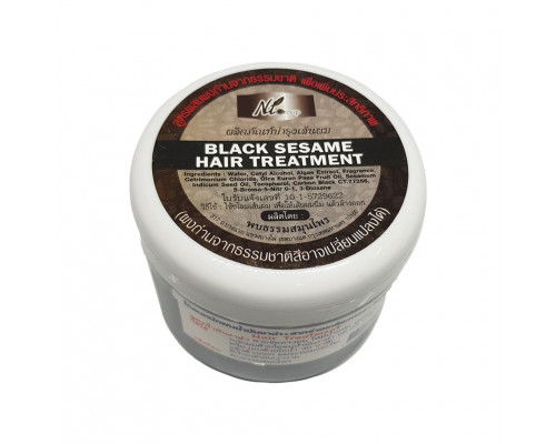BLACK SESAME Hair Treatment, NT Group (Маска для волос Черным Кунжутом, Спирулиной и Витамином Е), 300 мл.
