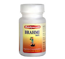 BRAHMI Bati, Baidyanath (БРАМИ (БРАХМИ) Вати, Тоник для мозга, Байдьянатх), 80 таб.