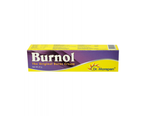 BURNOL The Original Burns Cream, Dr.Morepen (БУРНОЛ крем от ожогов), 10 г.