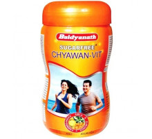 Baidyanath CHYAWAN-VIT Sugar Free (Чаванпраш Чван-Вит без сахара с шафраном, миндалём и ашвагандхой, Бадьянатх), 1 кг.