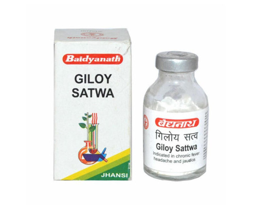 Baidyanath GILOY SATWA (Гилой Сатва, натуральный антибиотик, Бадьянатх), 10 г.