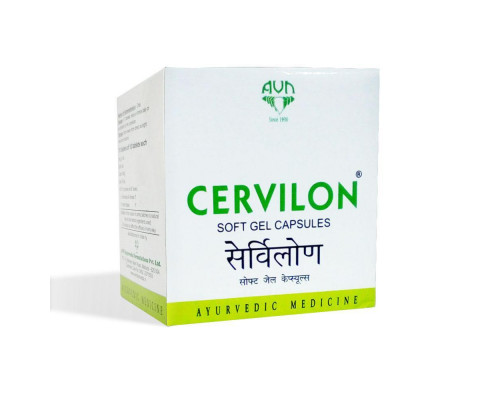 CERVILON Soft Gel Capsules, AVN (ЦЕРВИЛОН от заболеваний шейного отдела позвоночника, АВН), 90 капс.