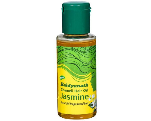 CHAMELI JASMINE HAIR OIL Baidyanath, FOR EXPORT (Масло для волос ЧАМЕЛИ (ЖАСМИН), Красивые ароматные волосы, Бадьянатх), 100 мл.