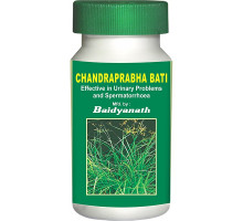CHANDRAPRABHA BATI Baidyanath (Чандрапрабха Бати, эффективен при проблемах мочеиспускания и сперматорее, Бадьянатх), 100 таб.