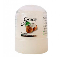 COCONUT Crystal Deodorant, Grace (КОКОС кристальный алунитовый дезодорант, Грэйс), 40 г.