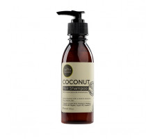 COCONUT Hair Shampoo, 100% Free from Silicone, SLS, SLES, Paraben, Phutawan (КОКОСОВЫЙ шампунь для волос, без силиконов, СЛС и парабенов), 200 мл.