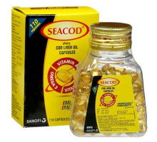 COD LIVER OIL Сapsules, Seacod (Рыбий жир в капсулах, Сиакод), 110 капс.