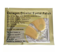 COLLAGEN CRYSTAL EYELID PATCH (Патчи для глаз с Коллагеном и Биозолотом), 1 уп.