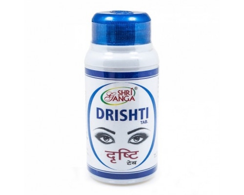 DRISHTI tab. Shri Ganga (ДРИШТИ, лечение болезней глаз, Шри Ганга), 120 таб.