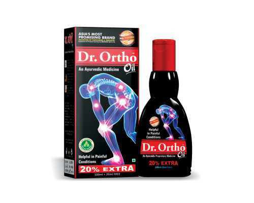 Dr Ortho Ayurvedic JOINT PAIN Oil (Аюрведическое масло при болях в суставах, Доктор Орто), 120 мл.