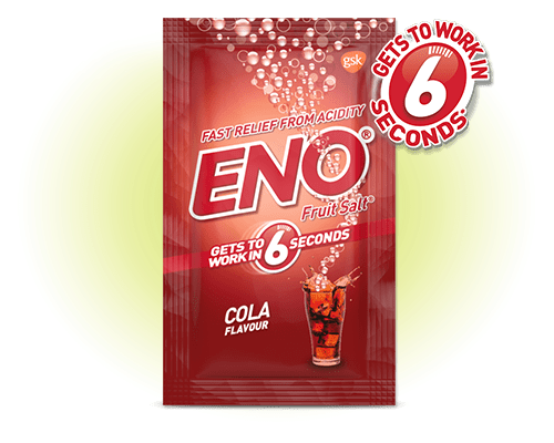 ENO Fruit Salt COLA FLAVOUR (Фруктовая соль от изжоги ЭНО с ароматом Колы), 5 г.