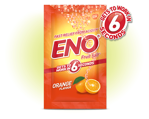 ENO Fruit Salt ORANGE FLAVOUR (Фруктовая соль от изжоги ЭНО с Апельсиновым ароматом), 5 г.