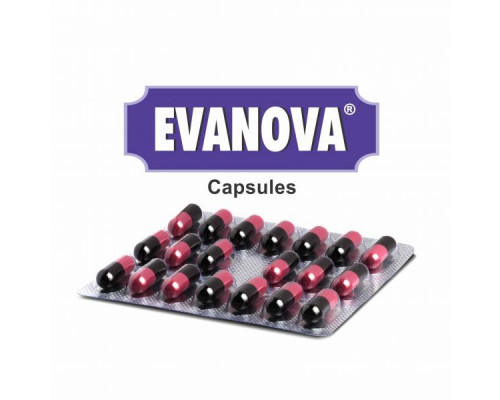 EVANOVA capsules Charak (Еванова (Эванова), капсулы для женщин в климактерический период, Чарак), 20 капс.