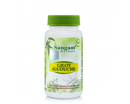 GILOY (GUDUCHI), Sangam Herbals (ГИЛОЙ (ГУДУЧИ), Сангам Хербалс), 60 таб. по 850 мг.