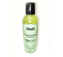 GREEN COFFEE Herbal Shampoo, Khadi (КОФЕ ГРИН шампунь для волос, Кхади), 210 мл.