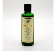 Herbal Face Wash Khadi NEEM, Khadi Natural (Гель для умывания Кхади НИМ, Для всех типов кожи), 210 мл.