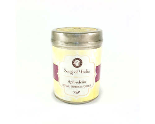Herbal Shampoo Powder APHRODESIA, Song of India (Сухой травяной шампунь АФРОДЕЗИЯ), 50 г.