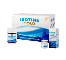 ISOTINE GOLD, Jagat Pharma (АЙСОТИН ГОЛД, лечебный комплекс для глаз, Джагат Фарма), 1 шт.