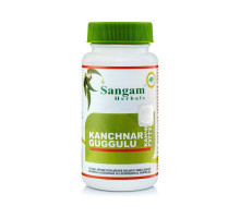 KANCHNAR GUGGULU, Sangam Herbals (КАНЧНАР ГУГГУЛ, Сангам Хербалс), 60 таб. по 500 мг.