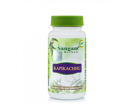 KAPIKACHHU, Sangam Herbals (КАПИКАЧХУ, Сангам Хербалс), 60 таб. по 750 мг.