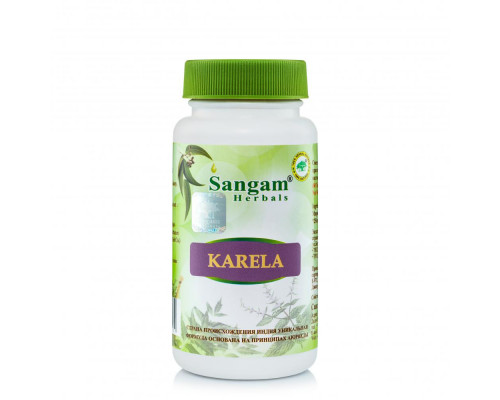 KARELA, Sangam Herbals (КАРЕЛА, Сангам Хербалс), 60 таб. по 950 мг.