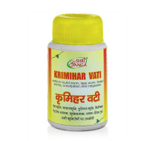 KRIMIHAR VATI, Shri Ganga (КРИМИХАР ВАТИ, антипаразитарное средство, Шри Ганга), таблетки 50 г.