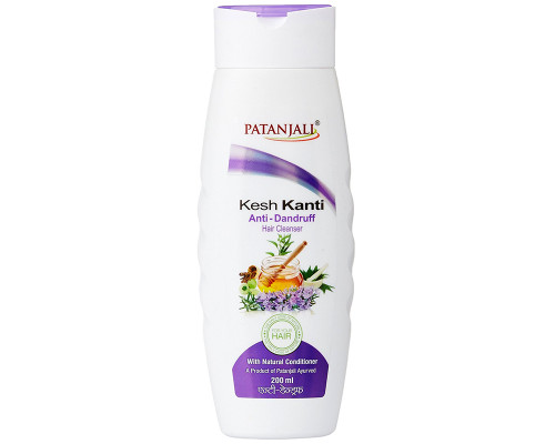 Kesh Kanti ANTI-DANDRUFF Hair Cleanser, Patanjali (ПРОТИВ ПЕРХОТИ шампунь, Патанджали), 200 мл.