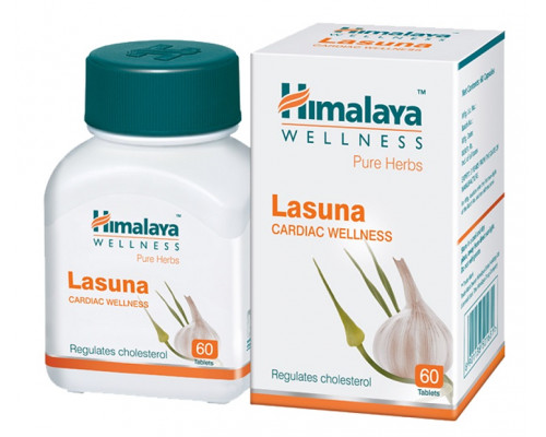 LASUNA Cardiac Wellness, Himalaya (ЛАСУНА, помощь сосудам, Хималая), 60 таб.