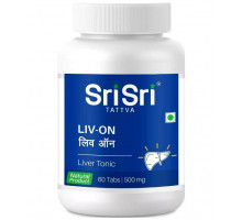 LIV-ON tablets Sri Sri Tattva (ЛИВ-ОН таблетки, тоник для печени, Шри Шри Таттва), 60 таб.