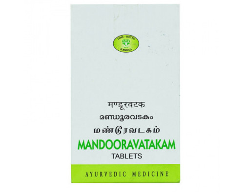 MANDOORAVATAKAM tablets AVN Ayurveda (МАНДУРАВАТАКАМ, АВН Аюрведа), 90 таб.